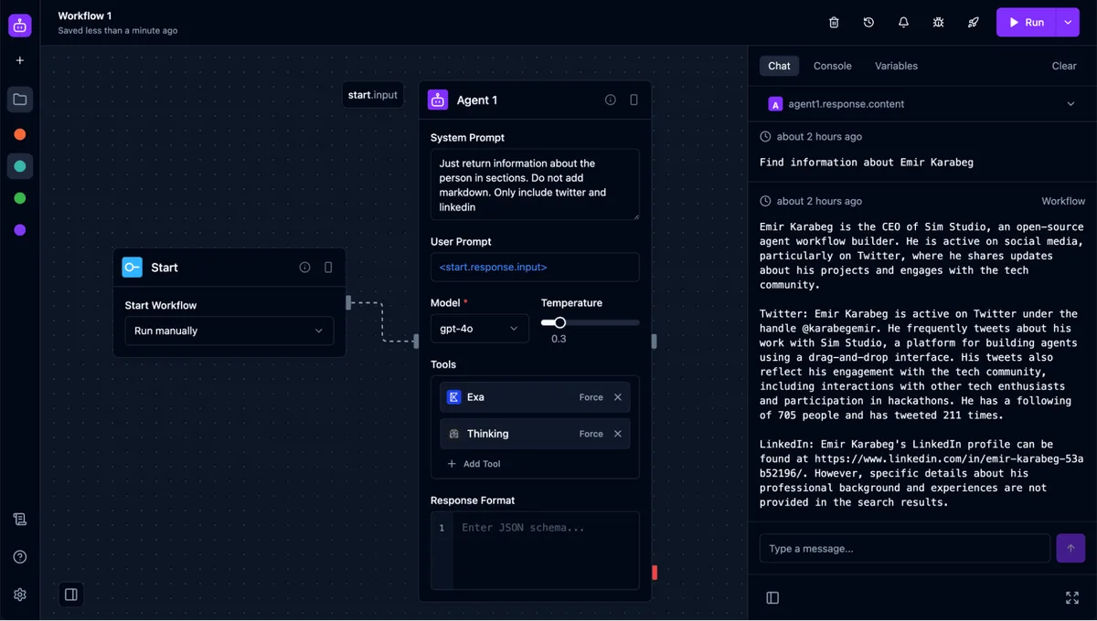 SimStudio AI Screenshot