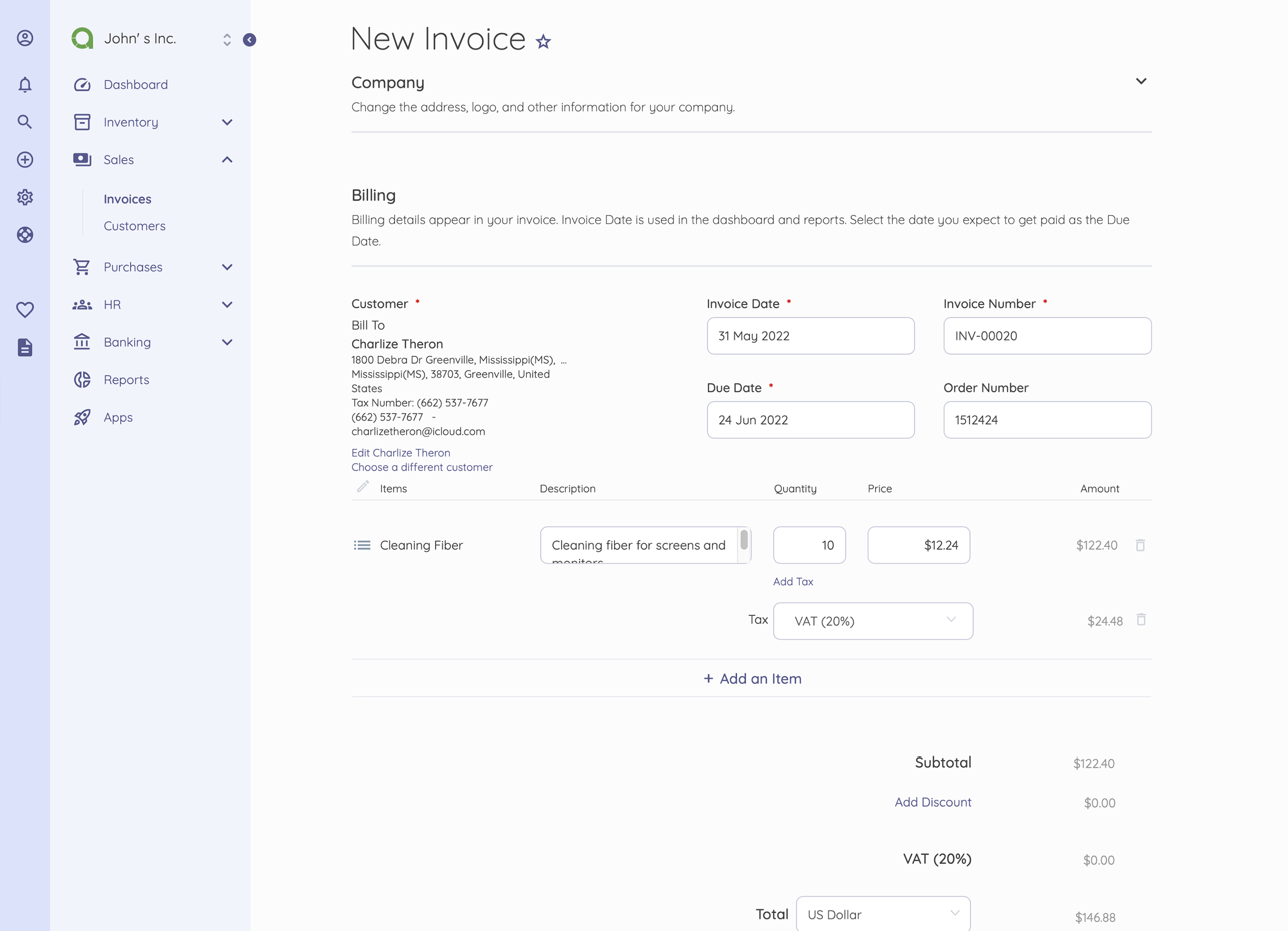Akaunting Screenshot